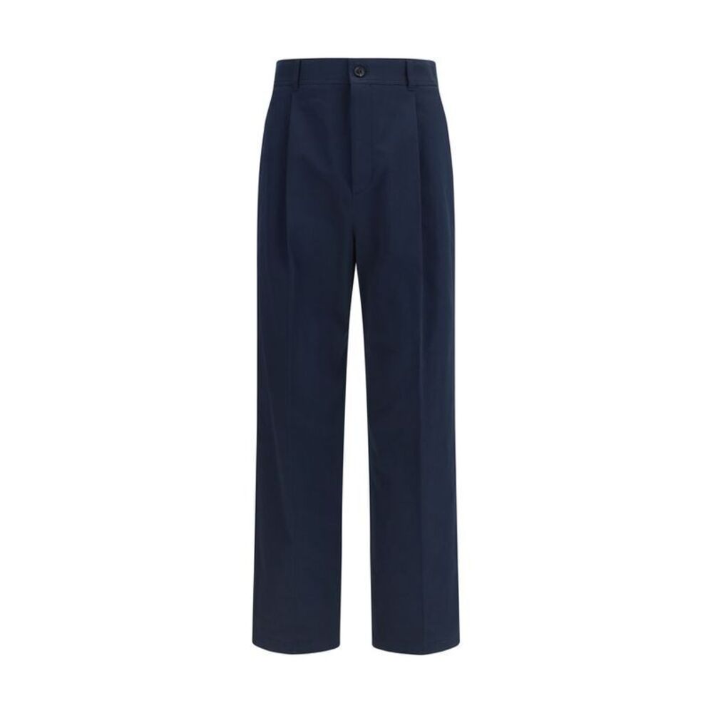 Valentino Blue Cotton Casual Men's Pants